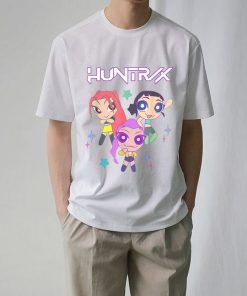 Huntrix girls kpop demon hunters shirt