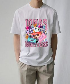 Jonas Brothers Floral Tape Retro Cassette Album T Shirt
