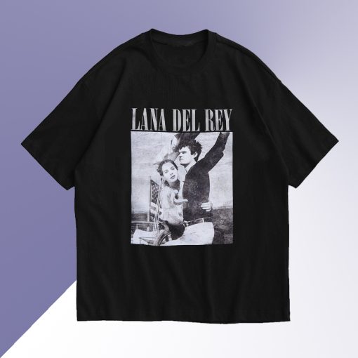 Lana Del Rey Black and White Photo T-Shirt