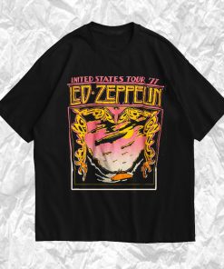 Led Zeppelin United States Tour 77 T Shirt