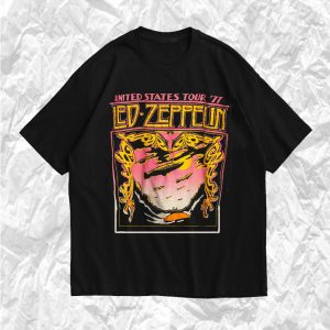 Led Zeppelin United States Tour 77 T Shirt