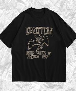 Led Zepplein United States America 1977 T Shirt