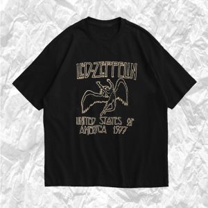 Led Zepplein United States America 1977 T Shirt