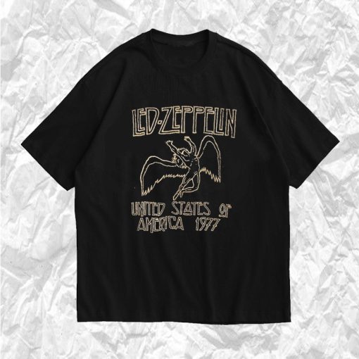 Led Zepplein United States America 1977 T Shirt