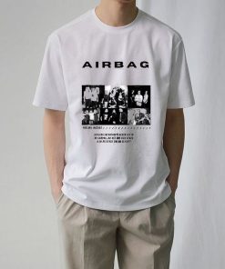 Airbag T Shirt Collage Design 90s Vintage Tee