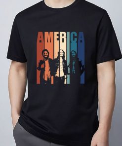 America Band Retro Vintage T-Shirt