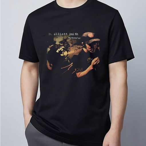 Elliot Smith Either or Indie folk retro 90s shirt