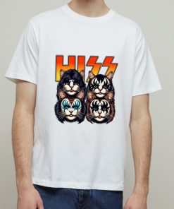 Funny Hiss Cat Parody T Shirt