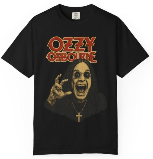 Ozzy Osbourne Unisex Rock Music Apparel Vintage Band T Shirt
