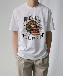 Rock N Roll Vintage Skull Sunflower t-shirts Band tees
