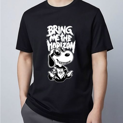 Snoopy Bring Me The Horizon T-Shirt Rock Band Tee