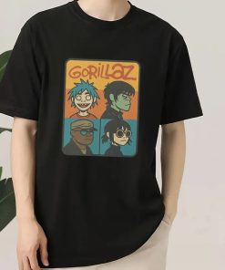 Vintage Gorillaz Band Retro Cartoon T Shirt