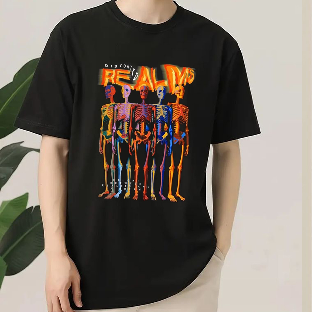 Distorted Real Ms Skeleton T Shirt