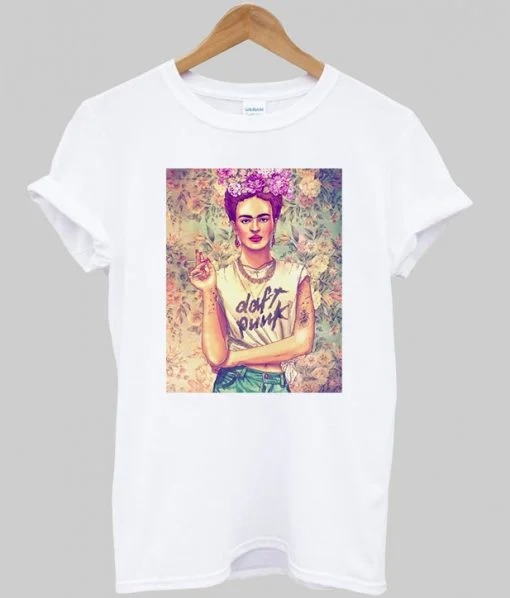 Frida Kahlo Daft Punk T shirt