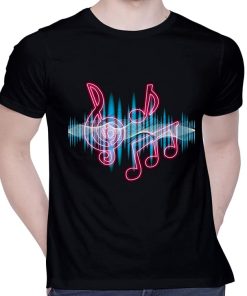MUSICAL NOTES GRAPHIC T-SHIRT