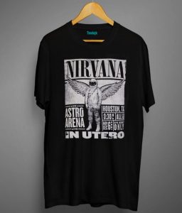 Nirvana In Utero Tour Astro Arena Houston Texas T-Shirt