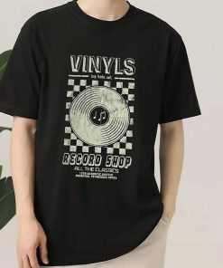 Vinyls Record Graphic Tee Shirt