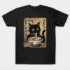 Kawaii Ramen Cat T-Shirt