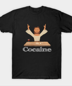 Cocaine Jesus Humor T-Shirt