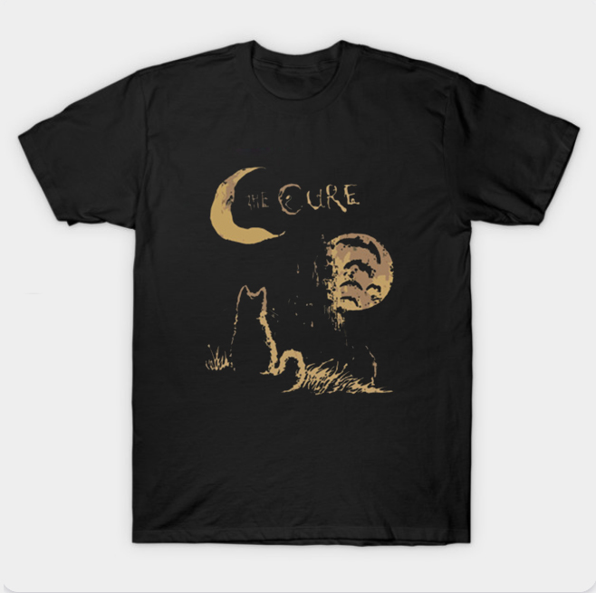 The Cure Cat and Moon T-Shirt